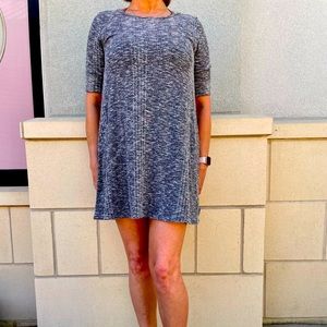 Silver Derek Heart mini dress in Small